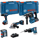 BOSCH Kit 5 scule 18V
