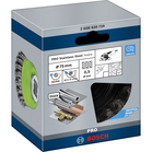 BOSCH Perie sârmă oală împletită cu X-LOCK, Heavy for Inox