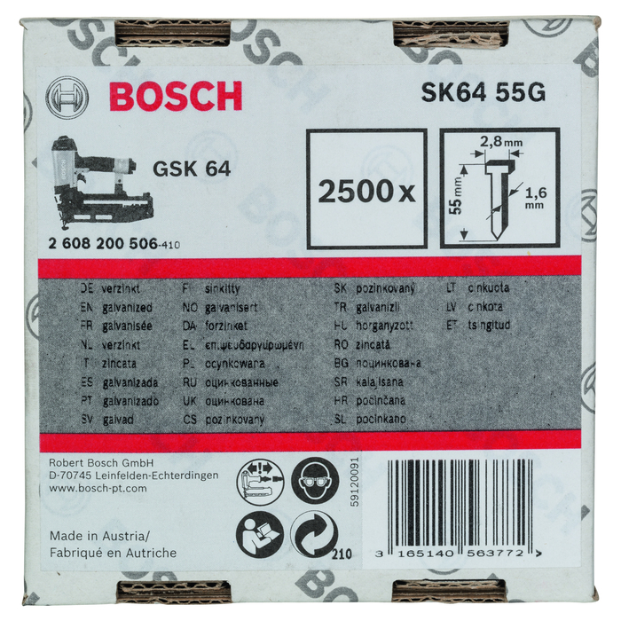 BOSCH Cuie cu cap T