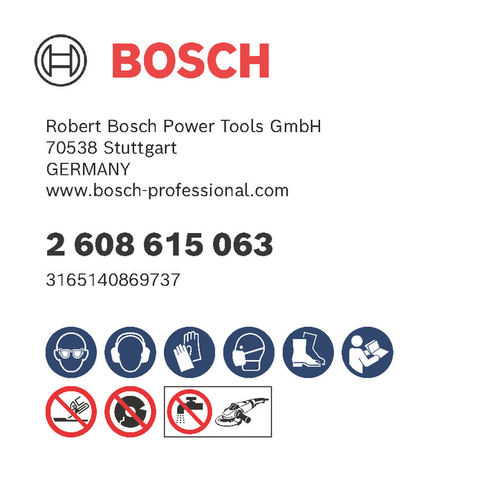 BOSCH Disc de tăiere diamantat Standard for Universal 180x22,23