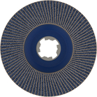 BOSCH Disc de șlefuire evantai, drept, Best for Metal cu X-LOCK