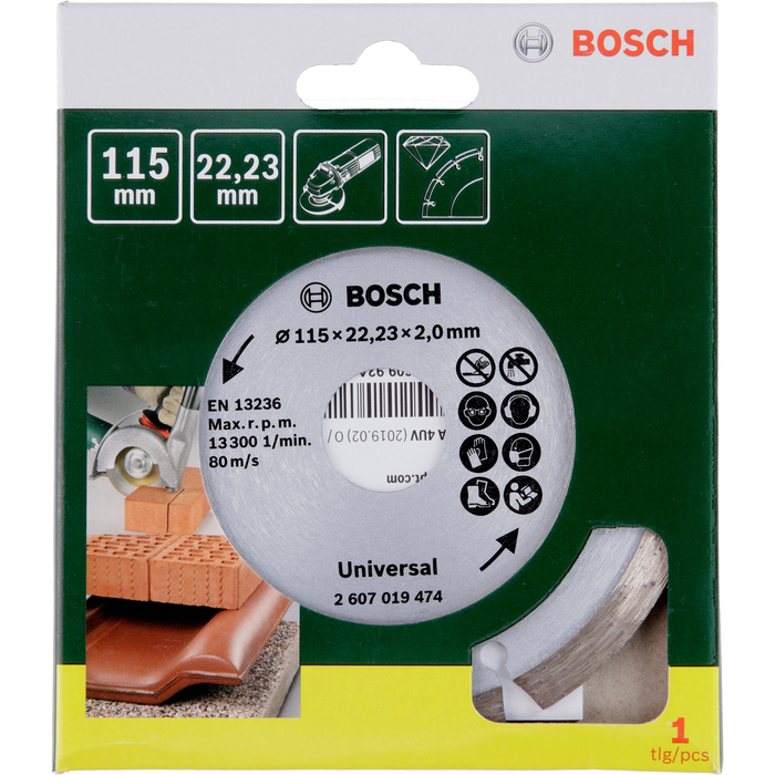 BOSCH DISC DIA 115 MAT CONSTR