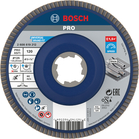 BOSCH Disc de șlefuire evantai, drept, Best for Metal cu X-LOCK