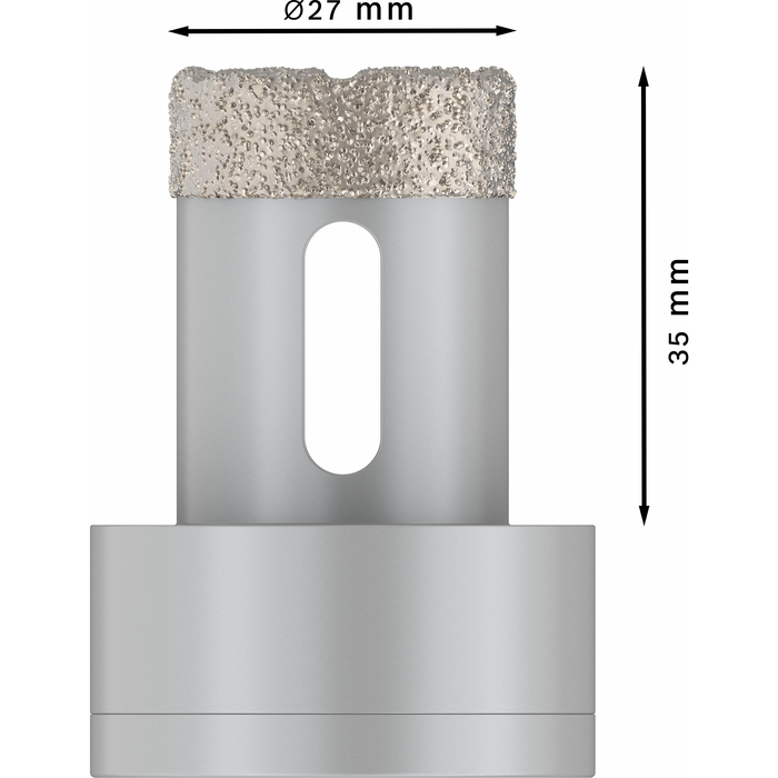 BOSCH Carotă diamantată Dry Speed, Best for Ceramic cu X-LOCK