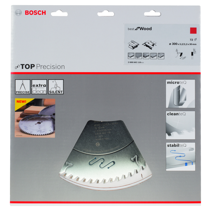 BOSCH Pânză de ferăstrău circular Top Precision Best for Wood