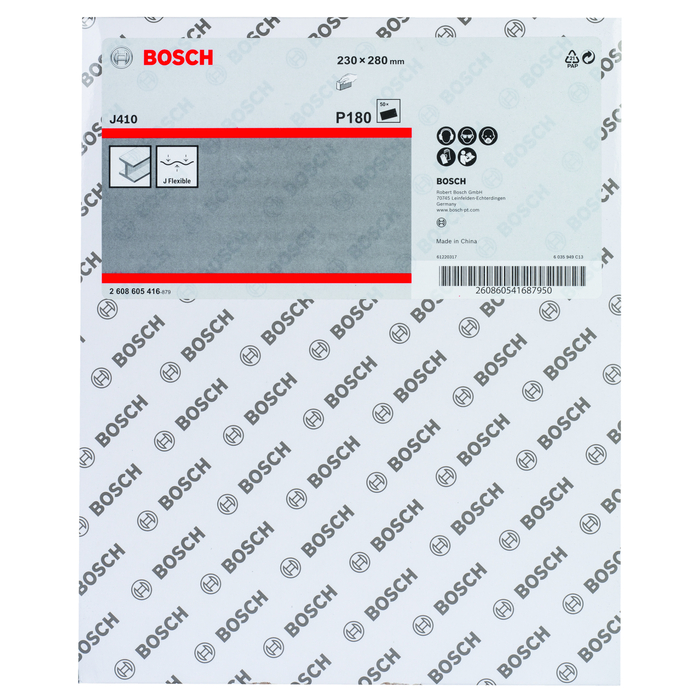 BOSCH Set 50 foi abrazive J410