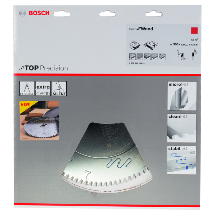 BOSCH Pânză de ferăstrău circular Top Precision Best for Wood
