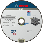 BOSCH Set 25 discuri de tăieri drepte, Expert for Inox