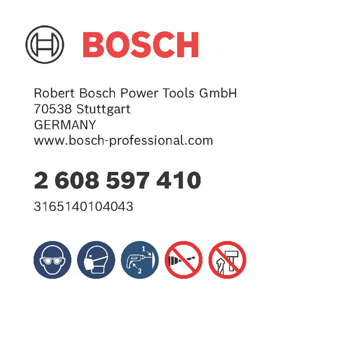 BOSCH Burghie pentru cofraje şi pentru instalaţii, cu sistem de prindere SDS-plus