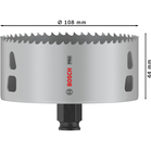 BOSCH Carotă PRO Multi Material PC Plus, 108 mm