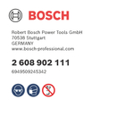BOSCH Set de burghie plate EXPERT Self Cut Speed, 12/16/18/20/22/25/28/32 mm, 8 buc.