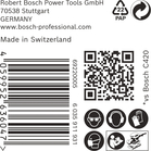 BOSCH FOAIE ABRAZIVA C470,115x107mm,P40