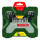 BOSCH Set mixt 43 accesorii X-Line, cu tijă hexagonală