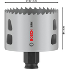 BOSCH Carotă PRO Multi Material PC Plus, 67 mm