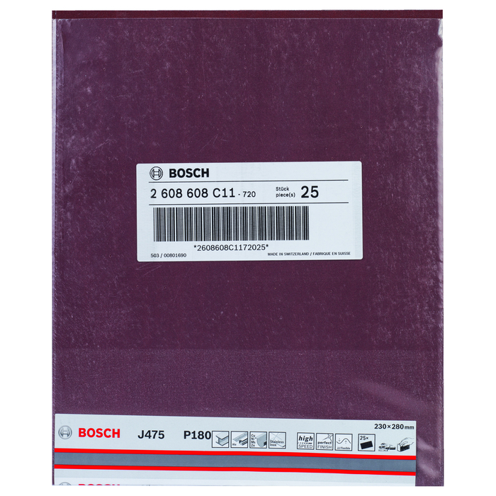 BOSCH Foaie abrazivă J475