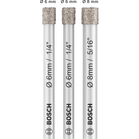 BOSCH Set 3 burghie diamantate Expert for Ceramic