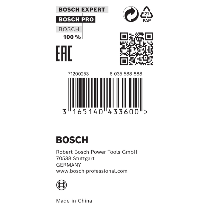 BOSCH Inel de reducţie pentru pânze de ferăstrău circular