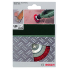 BOSCH Perii-disc pentru maşini de găurit – sârmă de nylon cu material abraziv corindon gran. 80, 100 mm