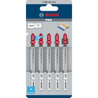 BOSCH Set 5 pânze pentru ferăstrău vertical Clean for PP