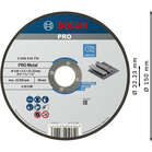 BOSCH Set 25 discuri taiere metal 150x1.6 mm