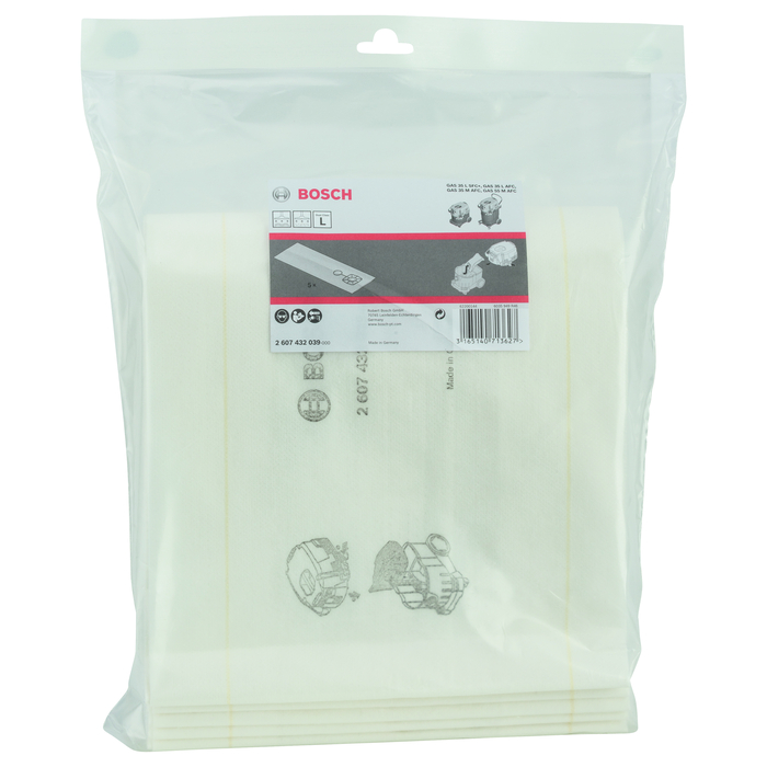 BOSCH Sac filtrant pentru aspirare umedă