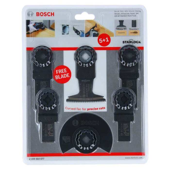 BOSCH Set accesorii lemn si lemn cu cuie STARLOCK