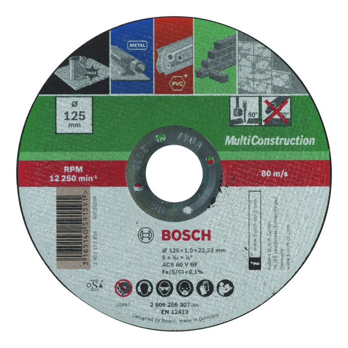 BOSCH DISC MULTICONSTRUCT 125X1MM DREPT