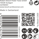 BOSCH FOAIE ABRAZIVA C470,80x133mm,P120