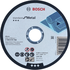 BOSCH Set 50 discuri taiere metal Standard for Metal straight cutting 125x1 mm