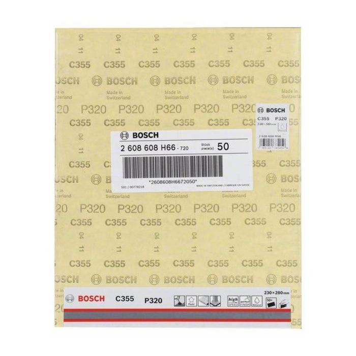 BOSCH Set 50 foi abrazive C355