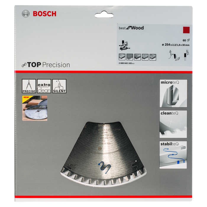 BOSCH Pânză de ferăstrău circular Top Precision Best for Wood