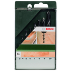 BOSCH Caseta 8 burghie lemn 3/4/5/6/7/8/9/10 mm