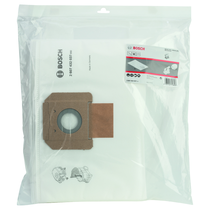 BOSCH Set 5 saci de filtrare din postav