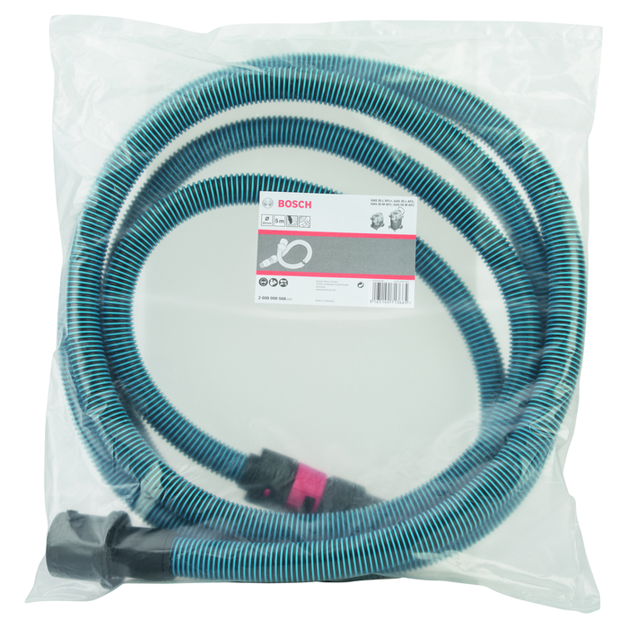 BOSCH Furtun antistatic, cu sistem de închidere în baionetă