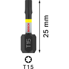 BOSCH Set 2 biți Impact Control 25 mm, T15