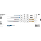 BOSCH Set de 16 pânze de fierăstrău PRO Tough Box Demolition