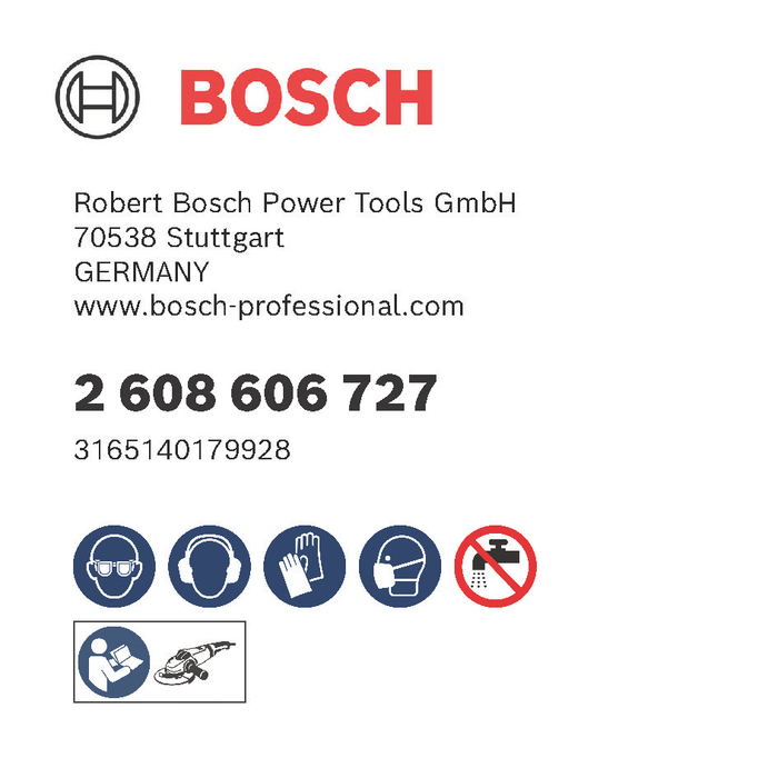 BOSCH Disc de șlefuire cu fibre R574, Best for Metal