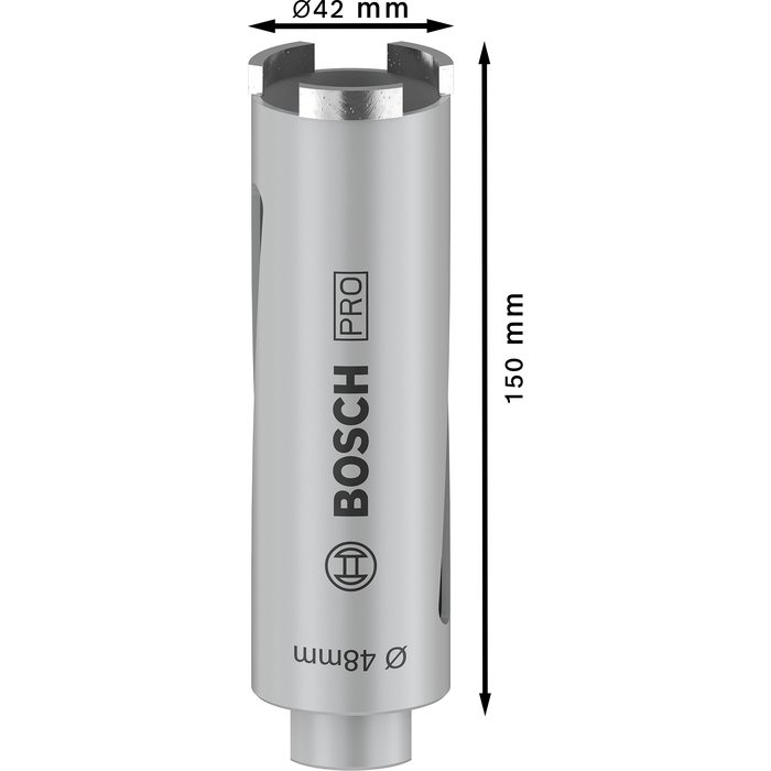BOSCH Carotă diamantată pentru găurire uscată G 1/2"
