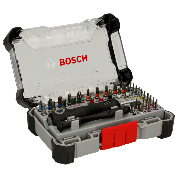BOSCH Casetă 42 piese cu biți de precizie