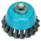 BOSCH Perie-oală pentru polizor unghiular şi polizor drept – sârmă ondulată, alămită, 75 mm
