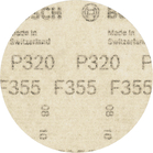 BOSCH Set foi abrazive F355, 10 buc.