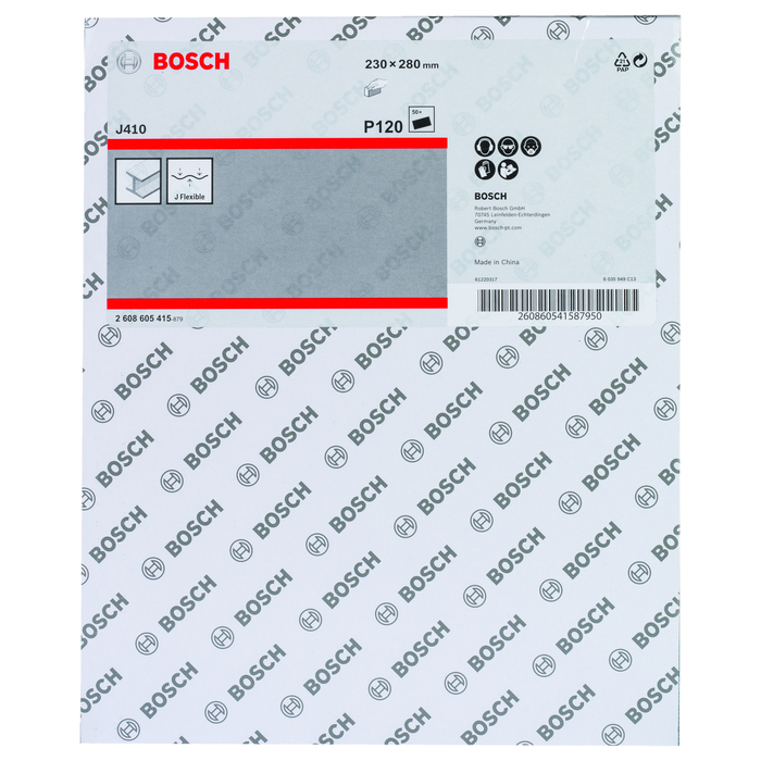 BOSCH Set 50 foi abrazive J410