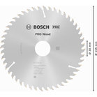 BOSCH Pânză de ferăstrău circular Optiline Wood