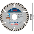 BOSCH Disc diamantat Standard for Universal