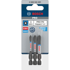 BOSCH Set 3 biți Impact Control 50 mm, PH1, PH2, PH3