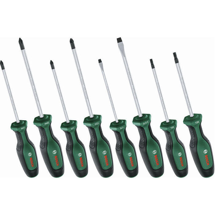 BOSCH Set 8 surubelnite SL/PH/PZ/TX