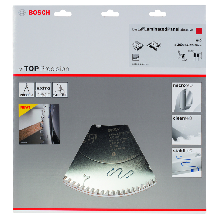 BOSCH Pânză de ferăstrău circular Top Precision Best for Laminated Panel Abrasive