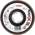 BOSCH Disc de șlefuire evantai X-LOCK X551, Expert for Metal
