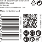 BOSCH FOAIE ABRAZIVA C470,115x107mm,P80