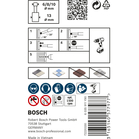 BOSCH Set Robust Line burghie diamantate pentru găurire uscată, Easy Dry Best for Ceramic, 3 buc.